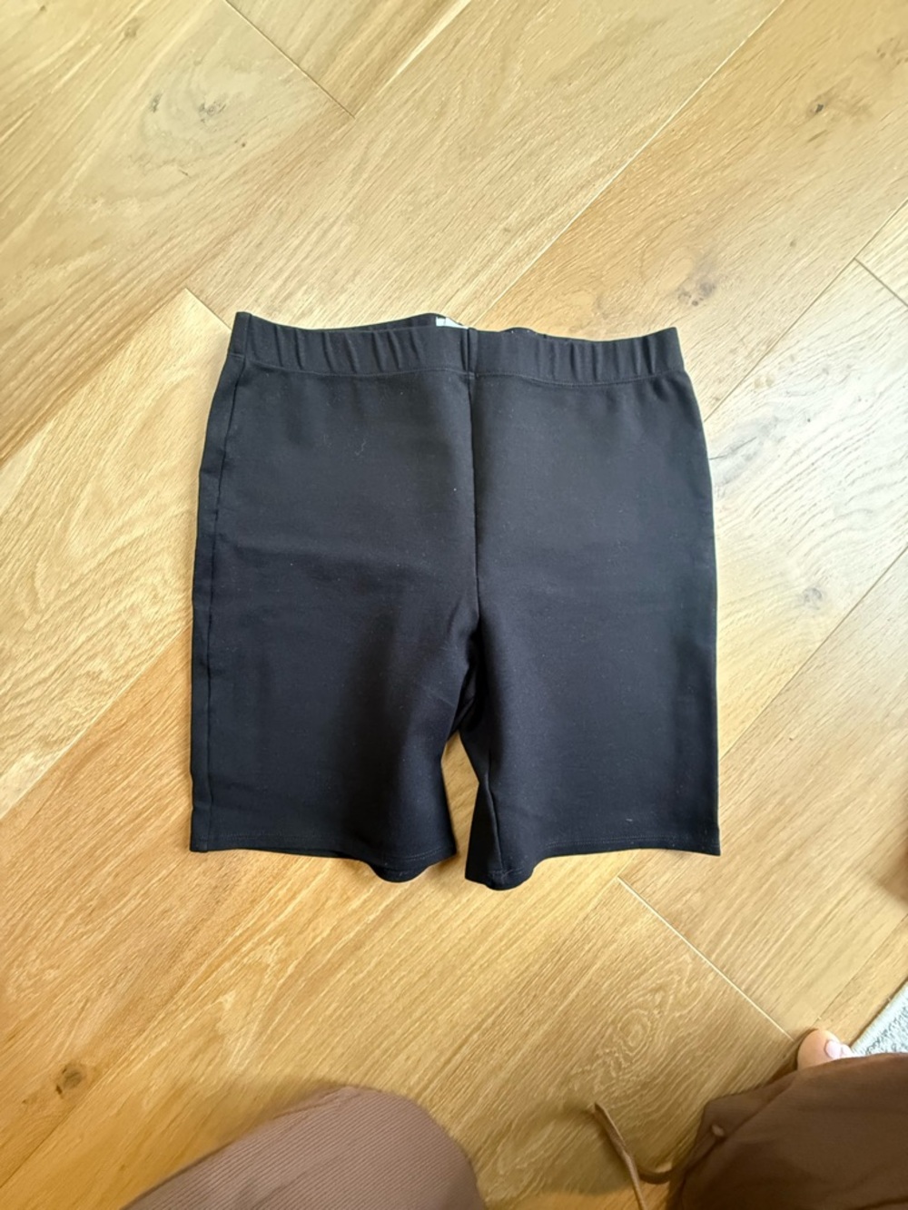 Lovers & Friends Basic Black Stretch Bike Shorts